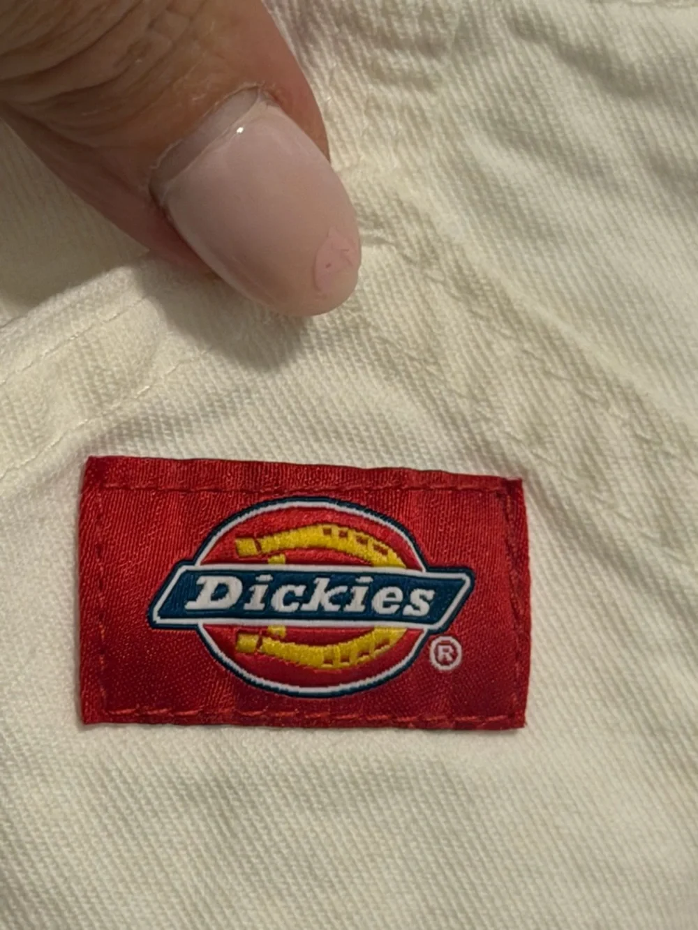 Dickies New White Painters Bib Overalls in size medium New - Picture 7 of 10